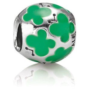 Pandora Green Butterfly Charm